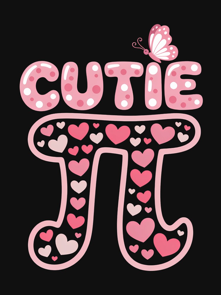 Cutie Pi Day Women Kids Men Toddler Math Teacher Student by SapfireStuArt