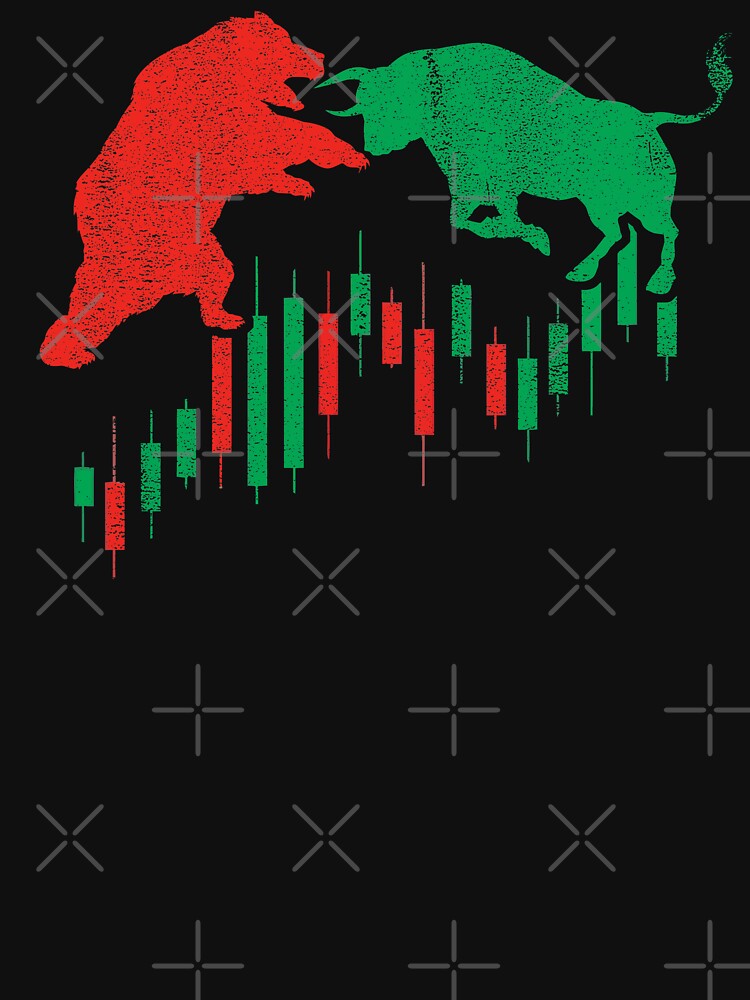 Day Trader Bull Bear Stock Investor Investing Trading Cryptocurrency Forex by shoptshirtswag
