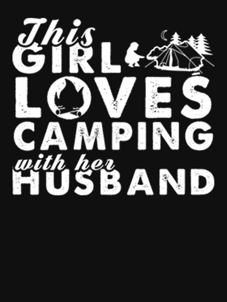 This girl loves camping with her husband by DR-STORE