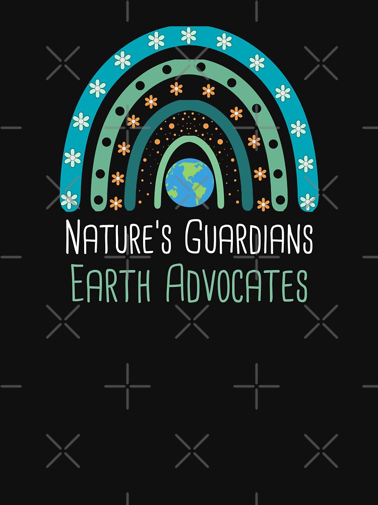 Nature's Guardians, Earth Advocates Environmental Protection Positive Phrase by FemiBiutti