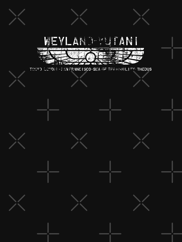 Weyland Yutani distressed, White text by obstinator