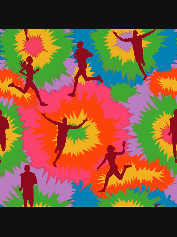 Love Running Tie Dye by Mnightsa