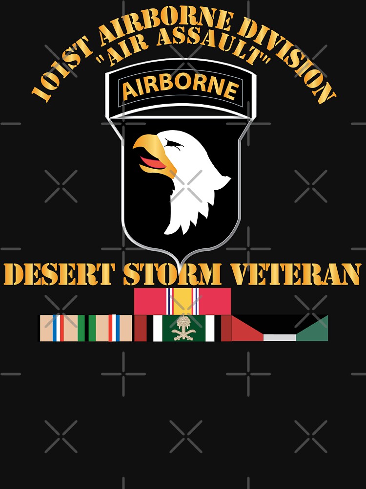 Army - 101st Airborne Division - Desert Storm Veteran by Military Insignia Products