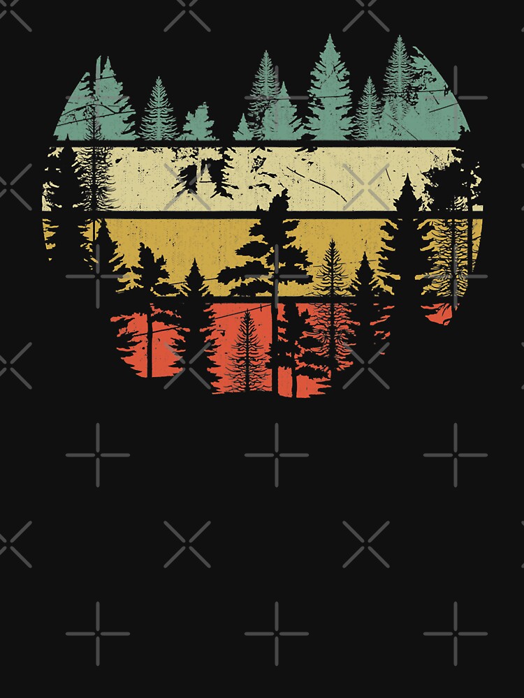 Wildlife Trees Outdoors Nature Retro Forest by BennetJaco