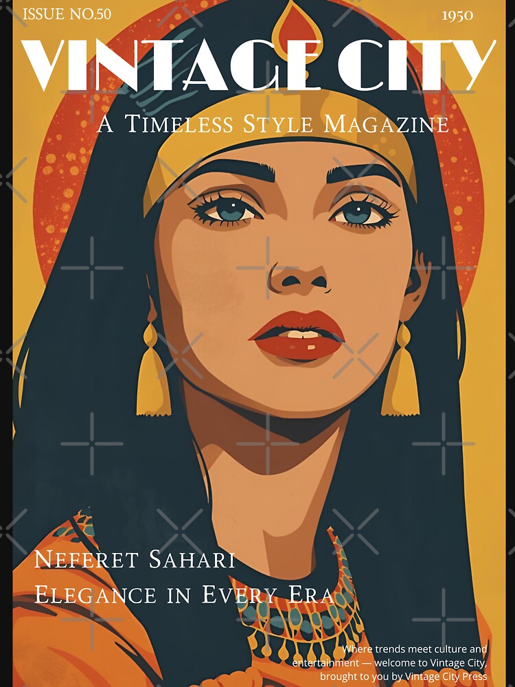 Vintage City Magazine Cover - Vintage Pharaoh by Vintage City