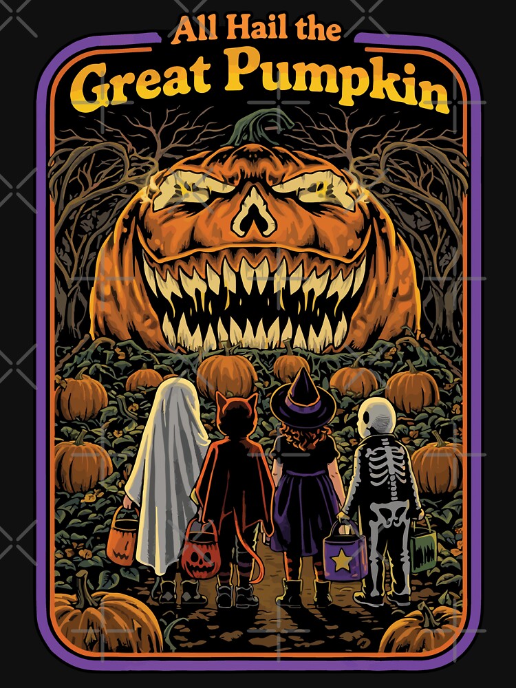 All Hail the Great Pumpkin Vintage Halloween by Studio Elizondo