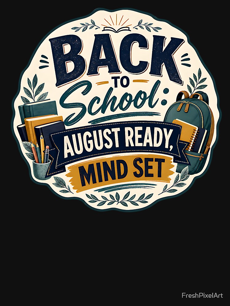 Back to School August Ready by FreshPixelArt