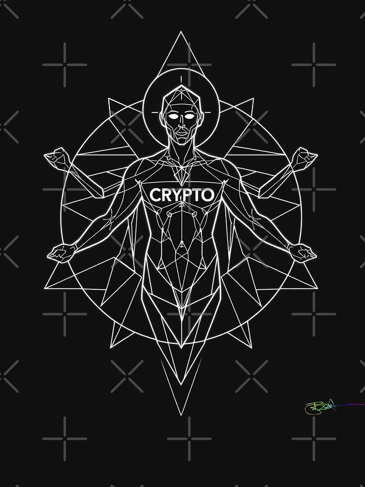 Crypto Vision – Sacred Code Matrix by Benito Del Ray
