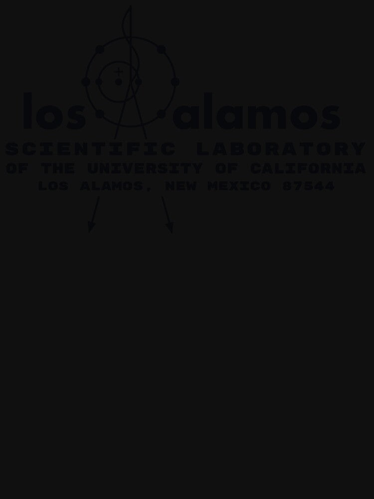 Los Alamos Laboratory Vintage Logo - Black by Nicolò Bagnasco