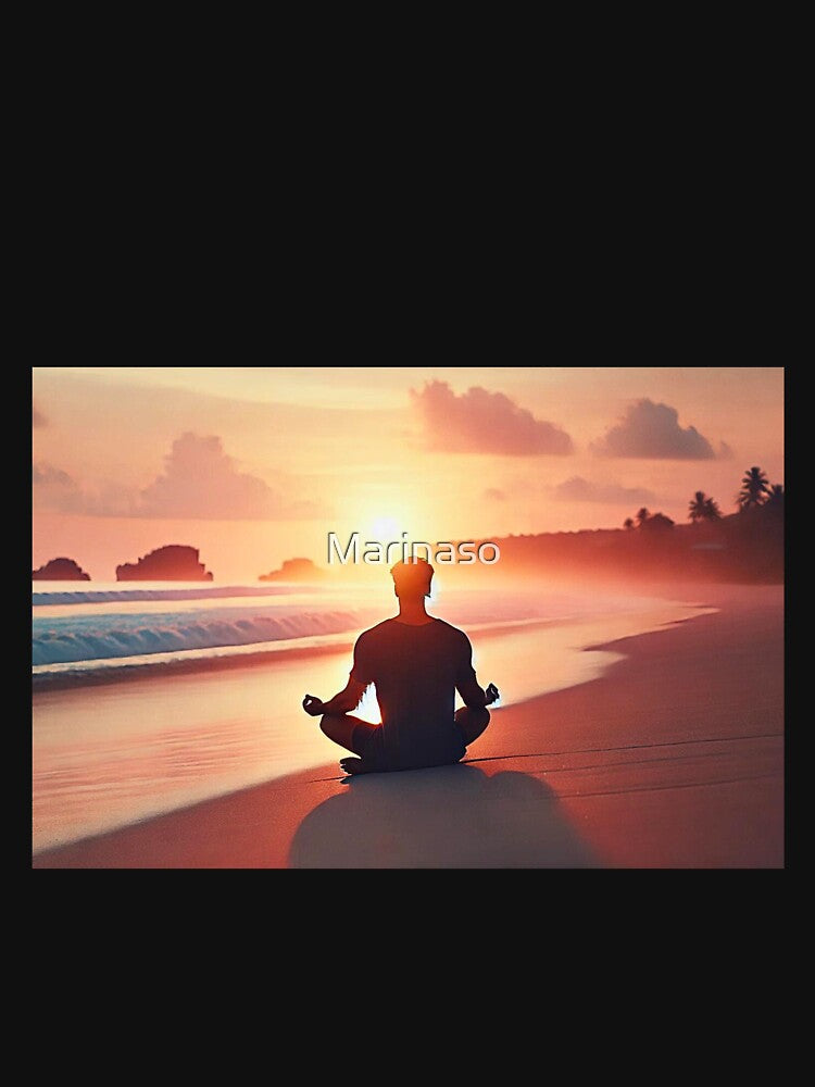 Sunrise Meditation on the Beach by Marinaso