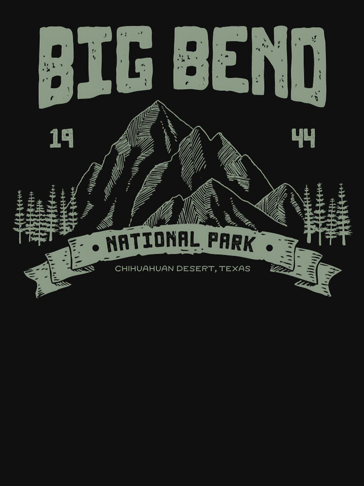 Vintage Big Bend National Park Retro Outdoor Gift by Marguritesuzy