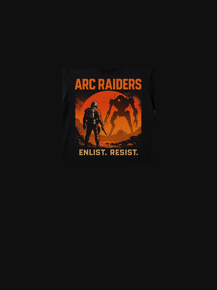 Futuristic ARC Raider Poster – Enlist, Resist, Fight Back by Eriq21