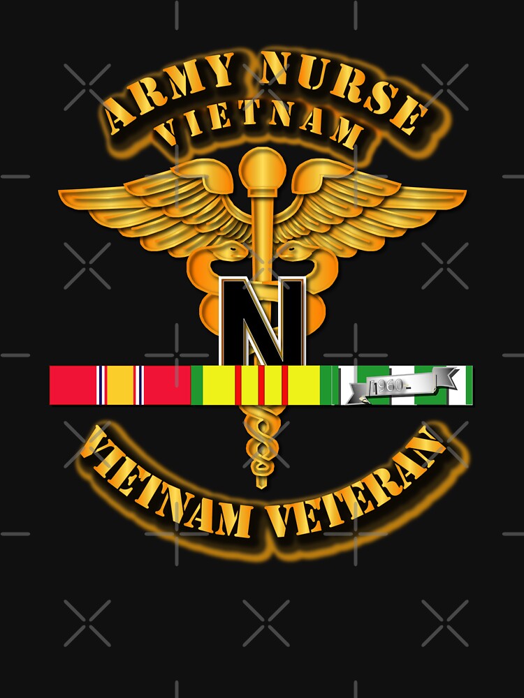 Army - Army Nurse w Vietnam SVC Ribbons by Military Insignia Products