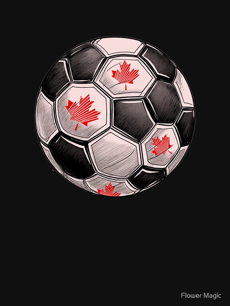 Canada 2026 Soccer Vibes by Flower Magic Unisex , , , Long Sleeve Tee