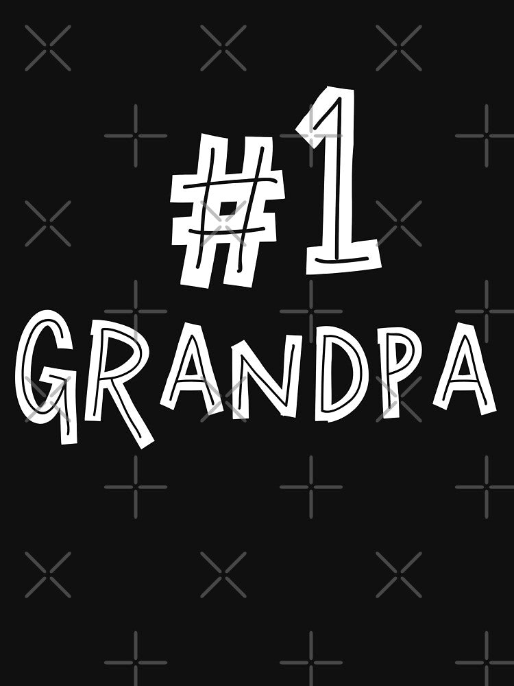 Number One #1 Grandpa -  Grandpa Gifts by MOP-tees