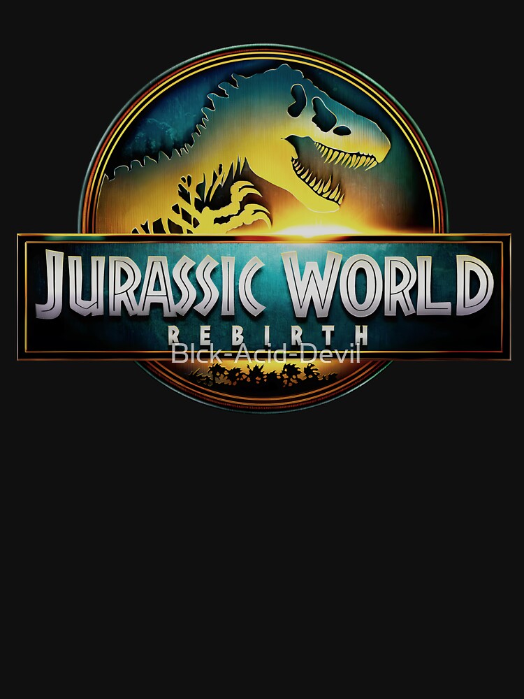 rebirth jurassic logo dinosaur by Blck-Acid-Devil