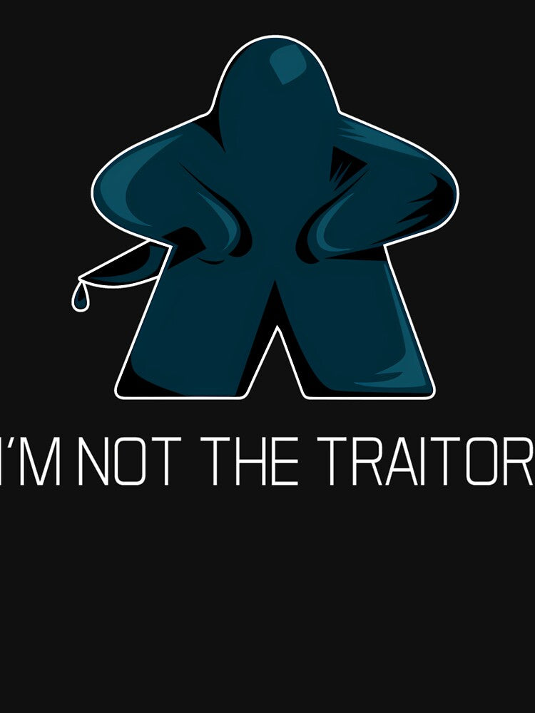 Social Deduction I'M Not The Traitor Meeple Graphic- Board Game - Tabletop Gaming by FranciGuzman