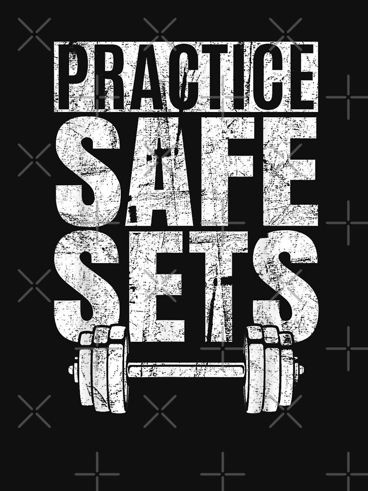 Bodybuilding Funny Practice Safe Sets by goombi-creative