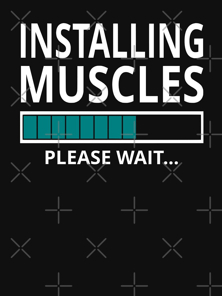 Installing Muscles Please Wait by coolfuntees