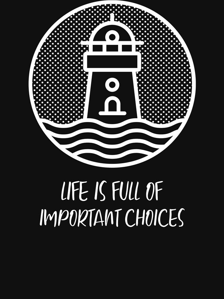 LIFE IS FULL OF IMPORTANT CHOICES OFFSHORE FISHING by Redlimetshirts