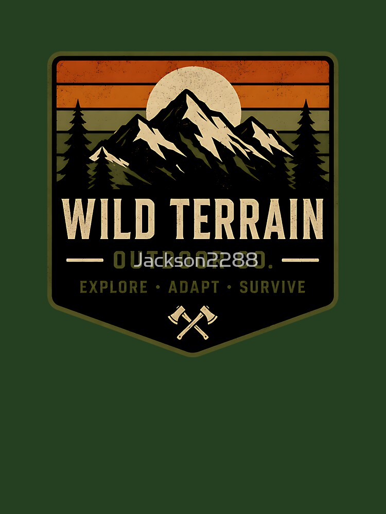 Wild Terrain Vintage Outdoor Badge by Jackson2288