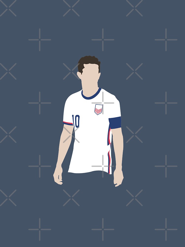 Christian Pulisic USMNT by Jackshun Unisex , , , Long Sleeve Tee