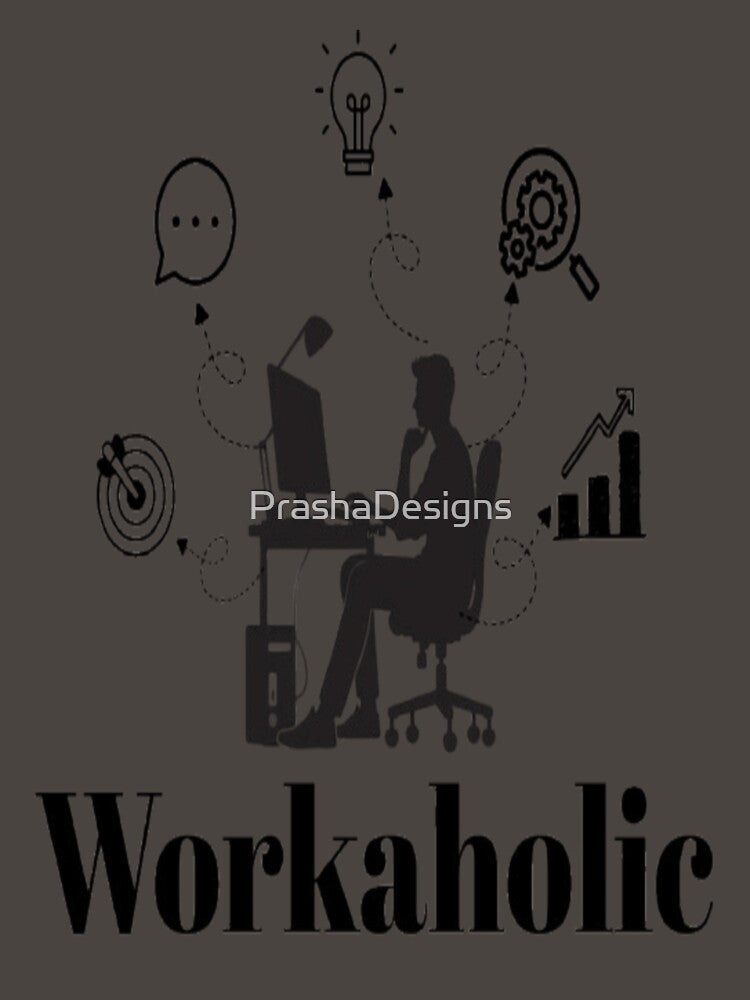 Workaholic Man by PrashaDesigns