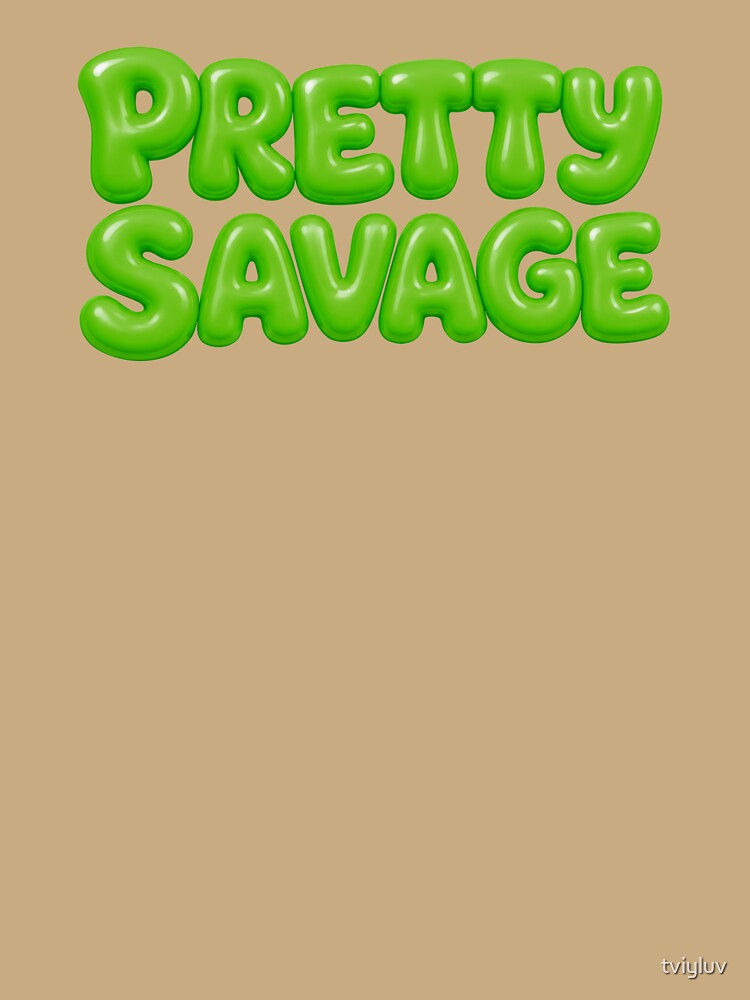 Pretty Savage Neon Sticker by tviyluv