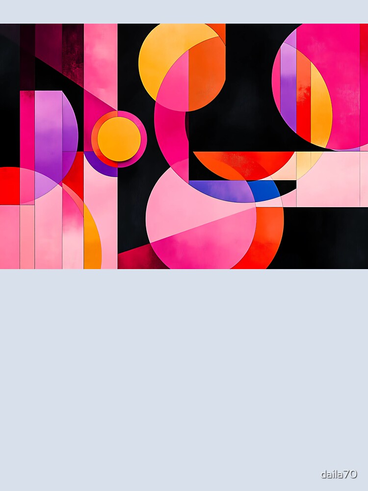 Vibrant Geometric Abstraction by daila70