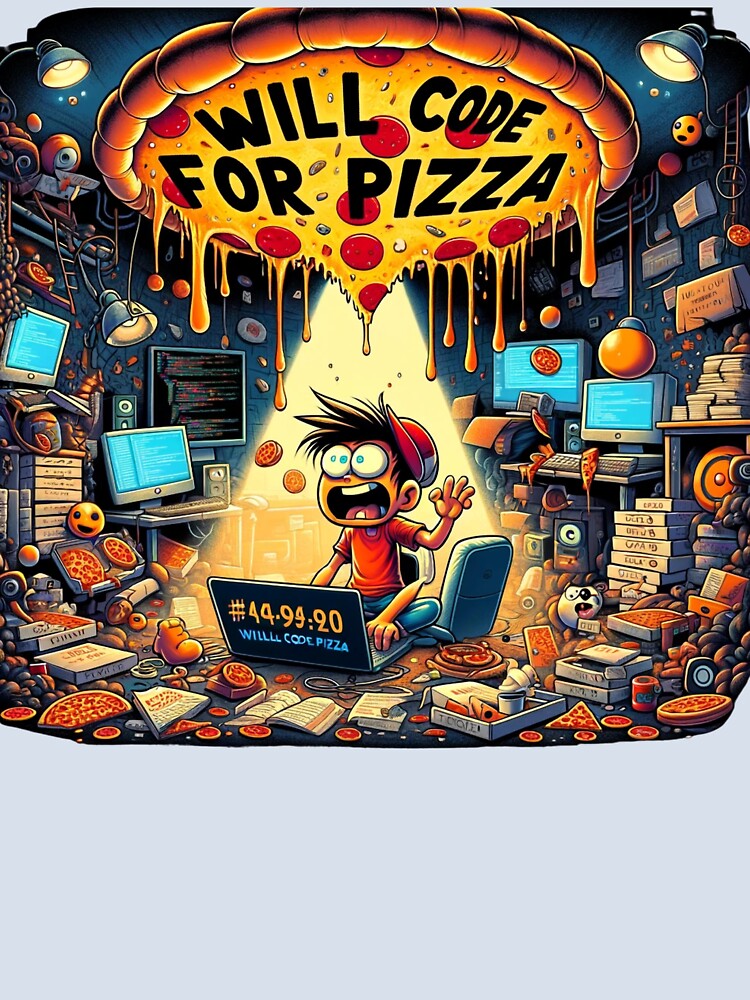 Code Cravings: Pizza Programming Passion by Kuki-shop
