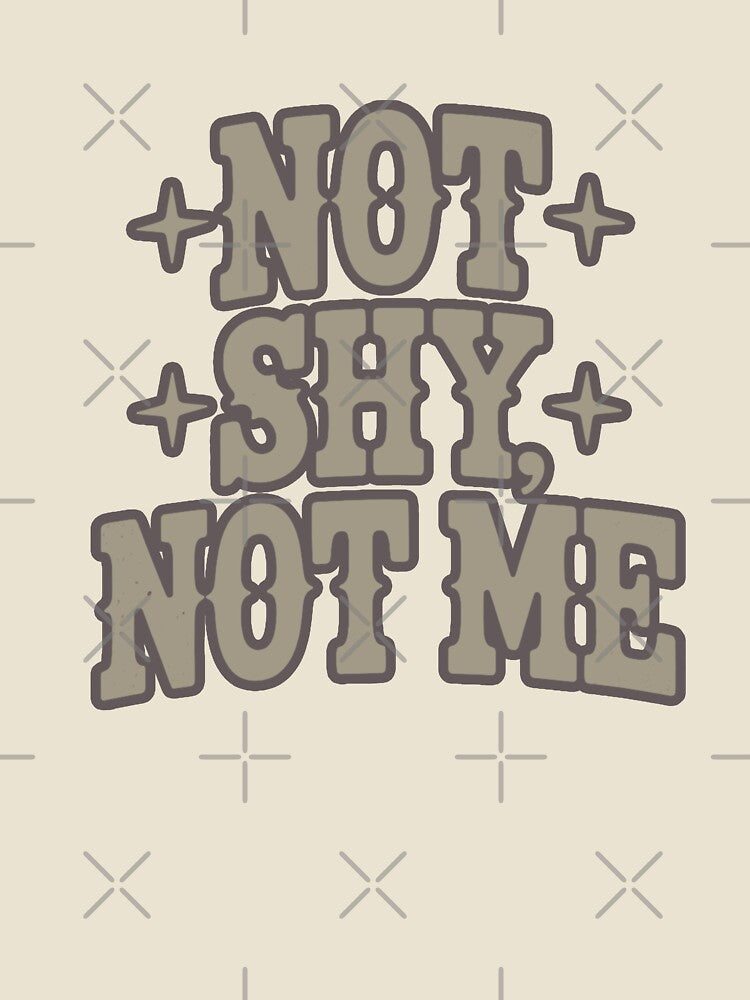 Not Shy Bold Retro Block Typography by Meivelle
