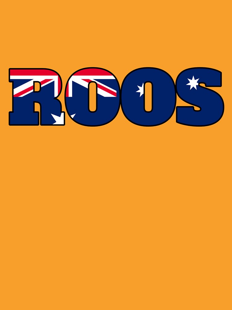 Australia Soccer Fan Shirt - Roos by Hamlet & Sons Unisex , , , Long Sleeve Tee