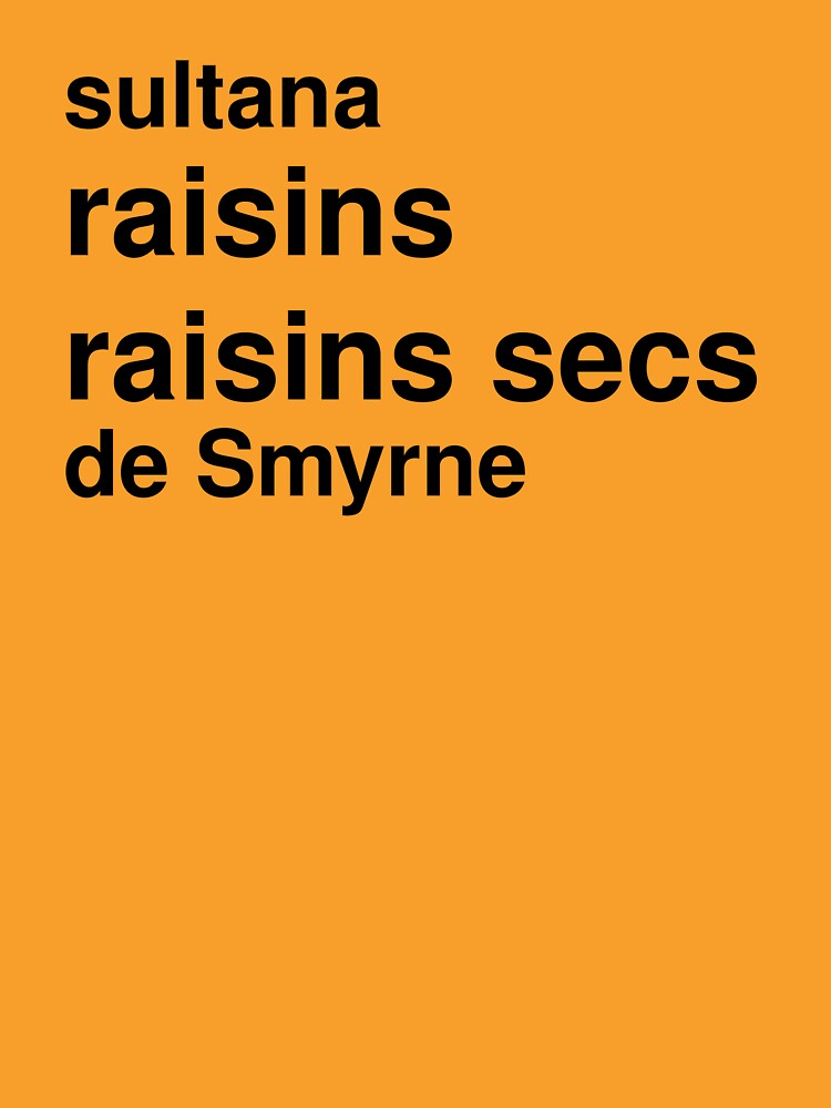 Sultana Raisins by jsheyl