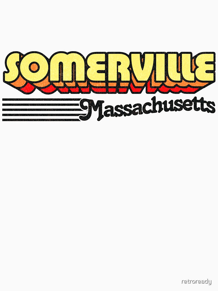 Somerville, Massachusetts | Retro Stripes by retroready