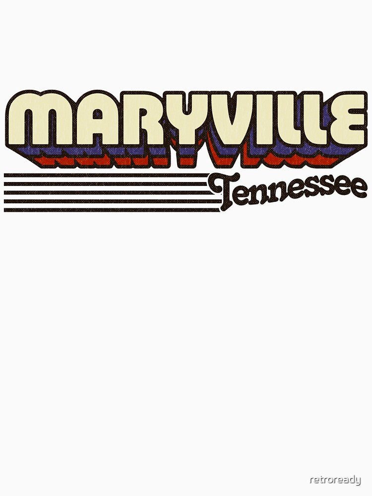 Maryville, Tennessee | Retro Stripes by retroready