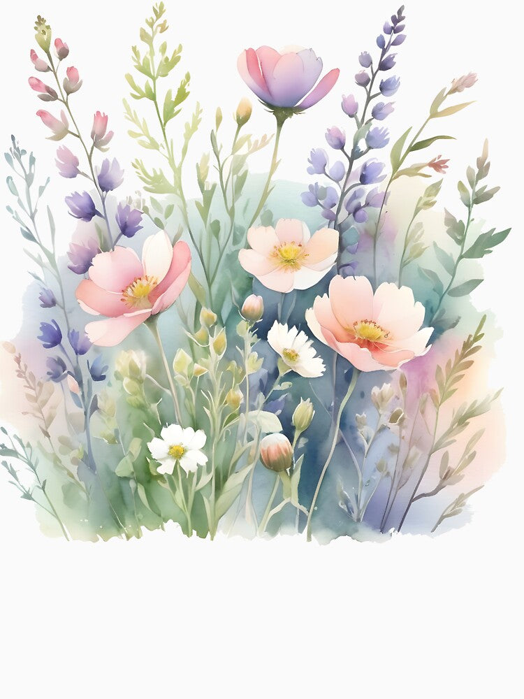 Wildflower Meadow Illustration by Viktoriia13
