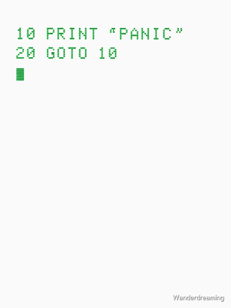 Windows Basic: Panic by Wanderdreaming