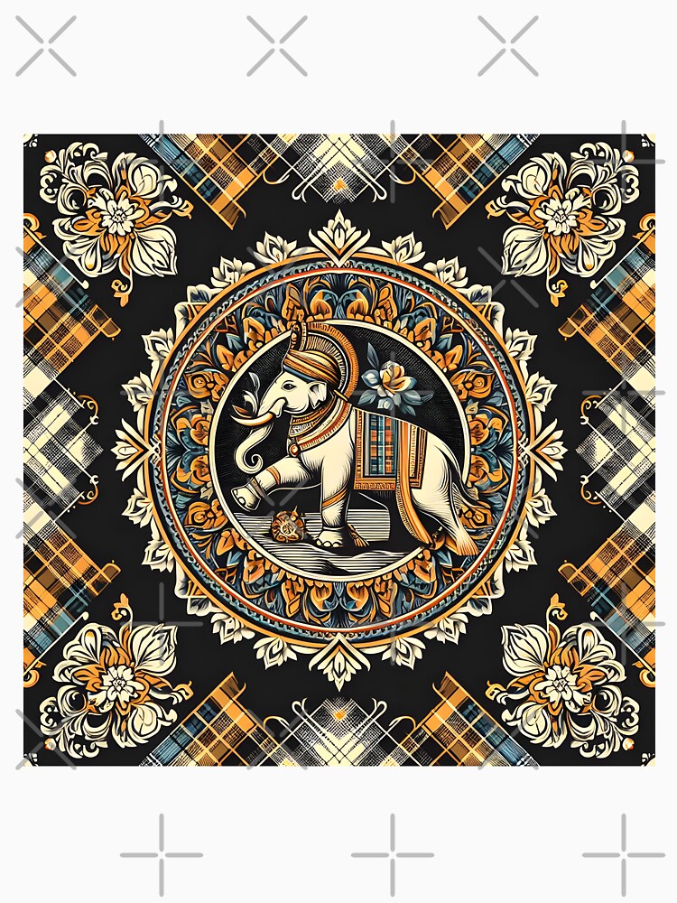 Elephant and Rose  : from Egyape artists (5th design) by egyape ⭐⭐⭐⭐⭐