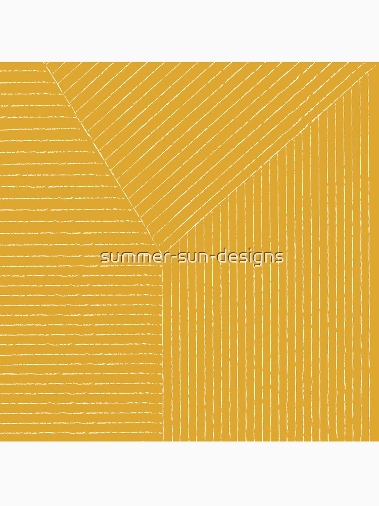Lines (Mustard Yellow) by summer-sun-designs