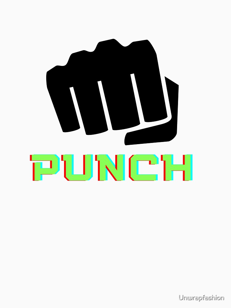 Retro Glitch PUNCH by Unwrapfashion