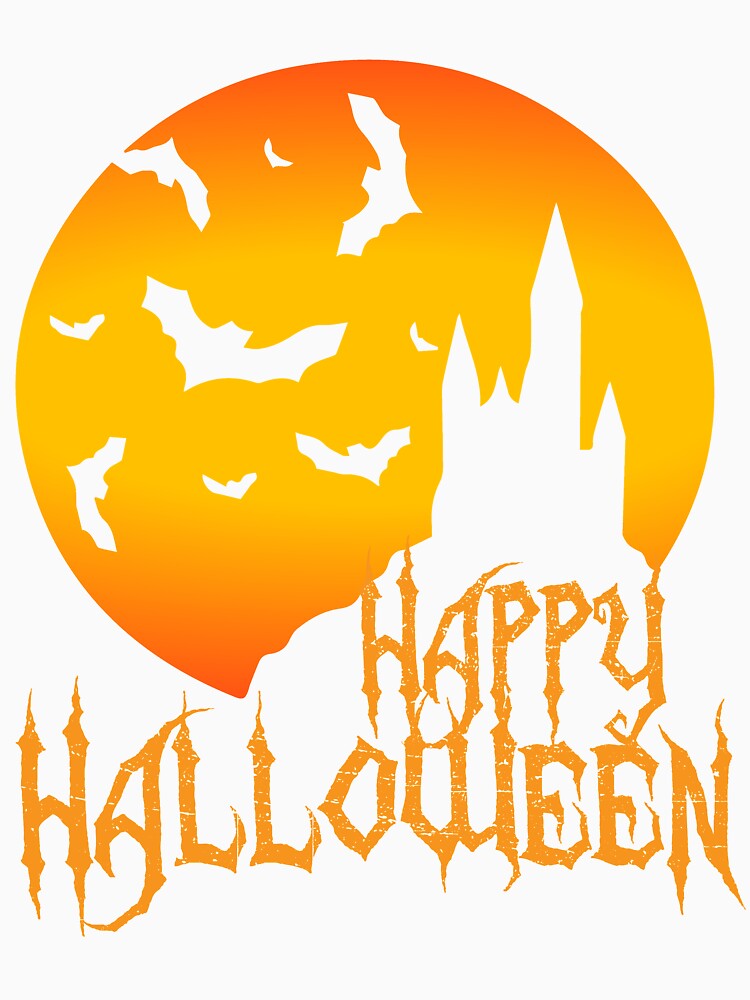 Happy Halloween T-Shirt for Men and Women by AllStarMerch