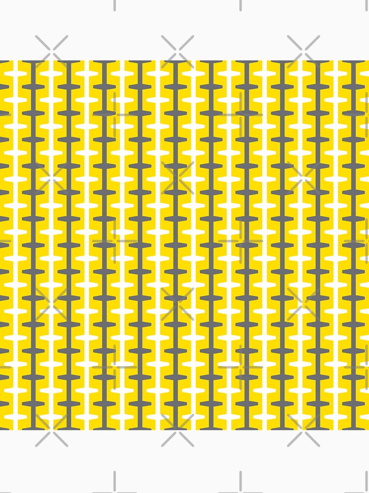 Geometric Pattern 208 (yellow gray) by Geometric Patterns