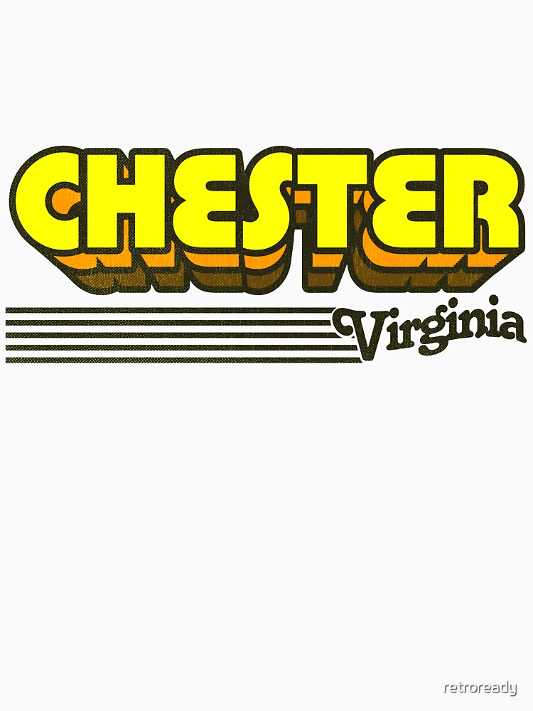 Chester, Virginia | Retro Stripes by retroready