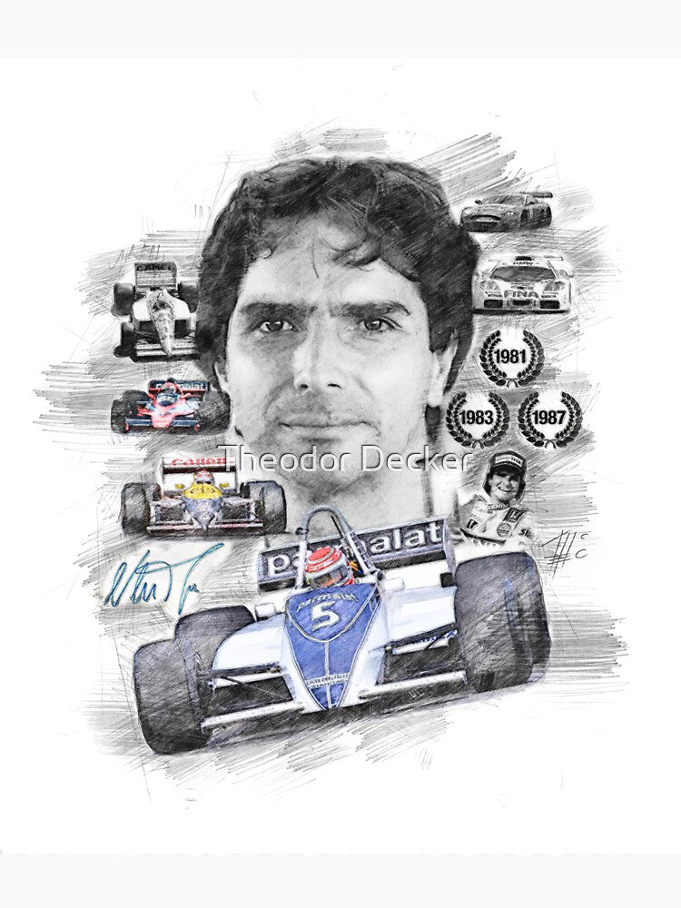 Nelson Piquet by Theodor Decker