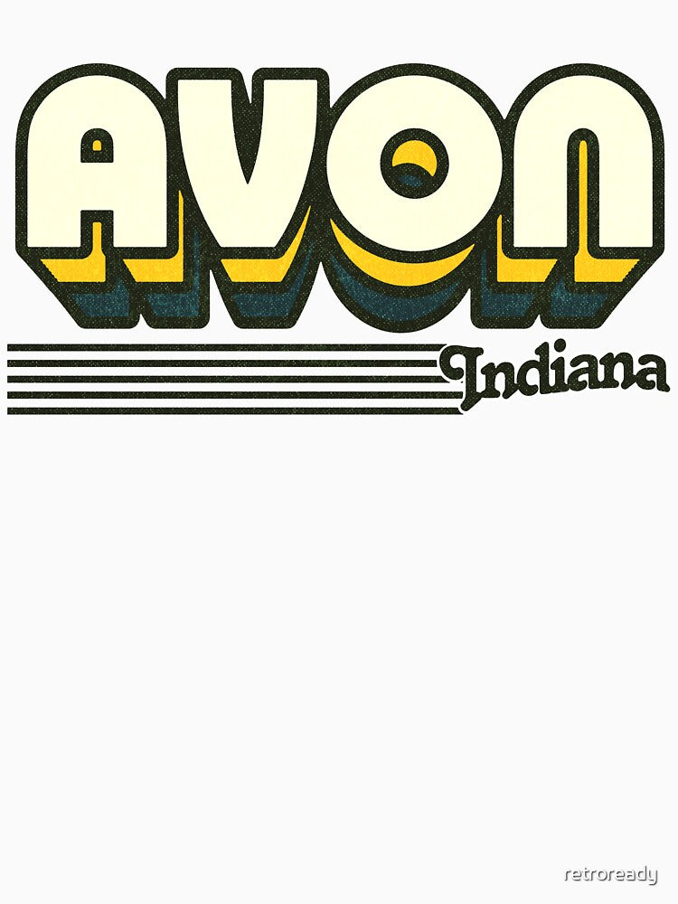 Avon, Indiana | Retro Stripes by retroready