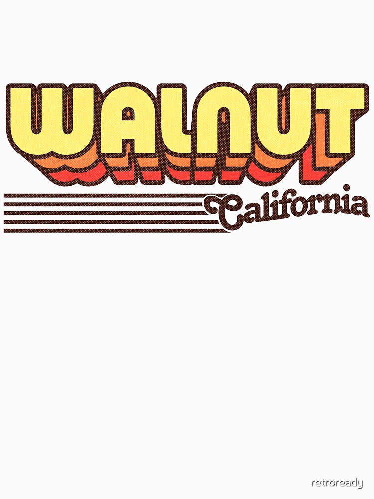 Walnut, California | Retro Stripes by retroready