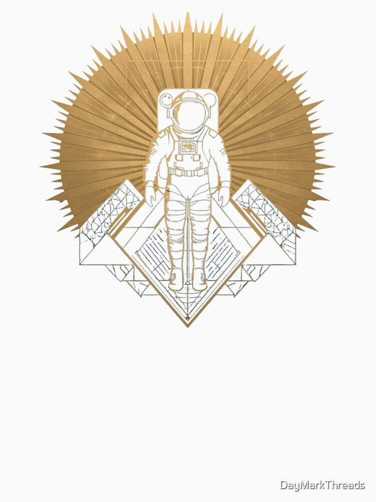 Art Deco Astronaut Vintage Space Illustration by DayMarkThreads