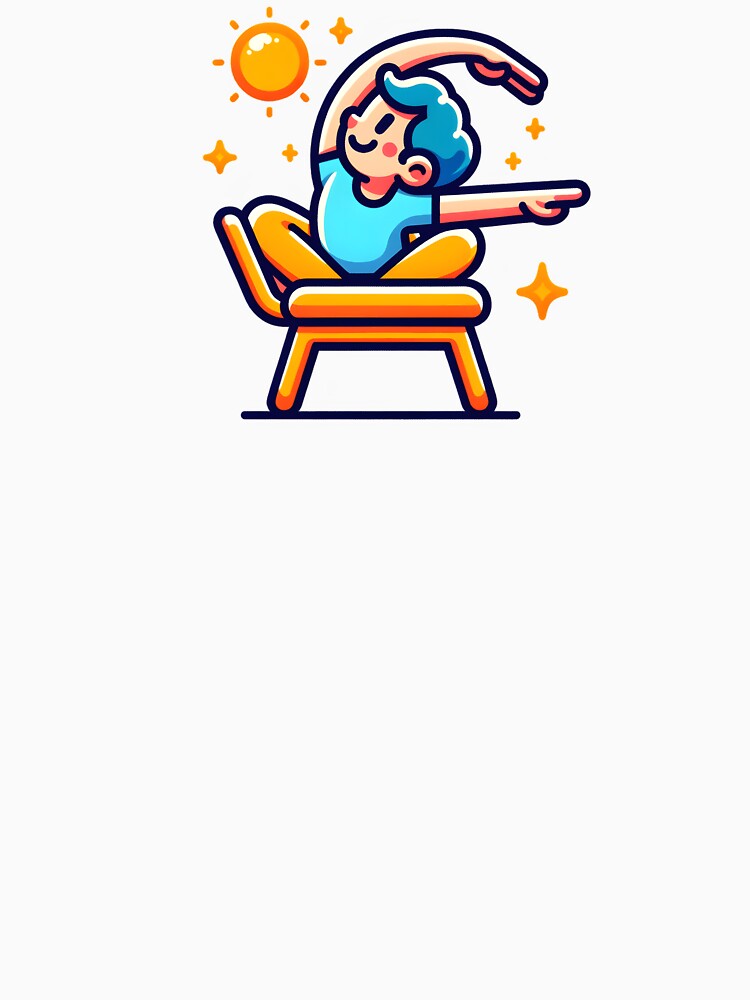 Joyful Chair Yoga Funny Gifts by BadhbhLoot