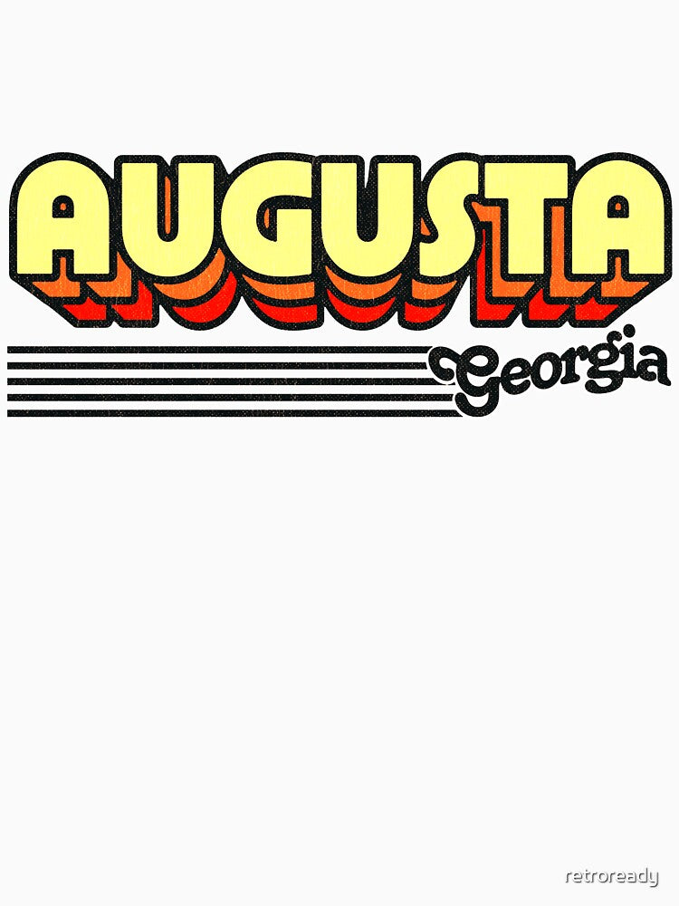 Augusta, Georgia | Retro Stripes by retroready