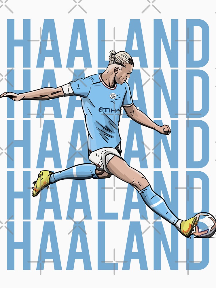 Erling Haaland - Manchester City illustration by ElClasicoStore